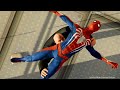 Spider Man And Fisk Get Into A Free Falling Fight Marvel S Spider Man 1080p60ᴴᴰ