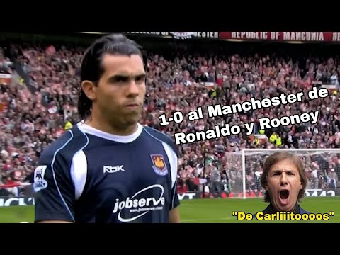 El día que TÉVEZ le ganó al MANCHESTER UNITED y SALVÓ del descenso al WEST HAM (2007 - Fox Sports)