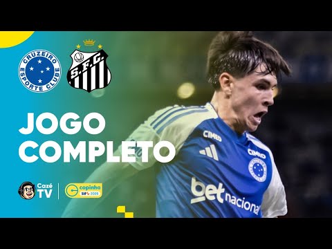 JOGO COMPLETO: CRUZEIRO X SANTOS | COPINHA 2026 | OITAVAS DE FINAL