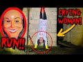 CRYING WOMAN VS PARKOUR POV SHORT HORROR MOVIE Part 18