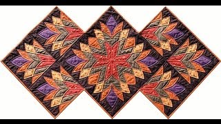 Cleopatra&#39;s Fan quilt video by Shar Jorgenson