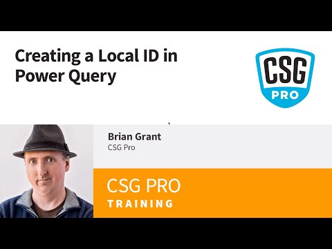 Creating a Local ID in Power Query