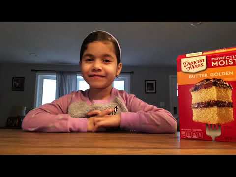 Baking cupcakes with Kaylee