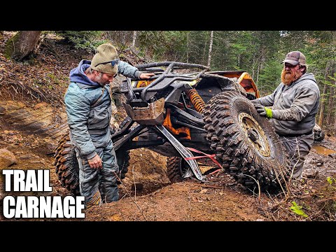 The Bigger They Are The Harder They Fall! Feature Length UTV/SXS Off-Road Trail Riding Adventure