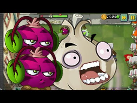 Path Beet and Garlic vs Modern Day ZOMBIES | Plants vs Zombies 2