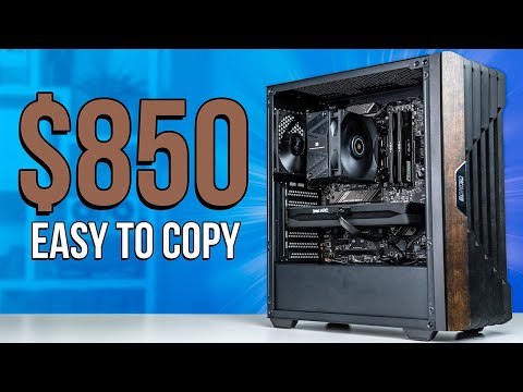 $850 Pure Performance Gaming PC Build Guide