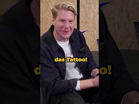 Ein Geweih am Arsch - Meini macht ein Tattooreveal #shorts || Das schaffst du nie!