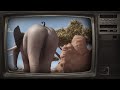Grizzy And The Lemmings Elephant Sits On Grizzy And The Lemmings FILTERED VERSION