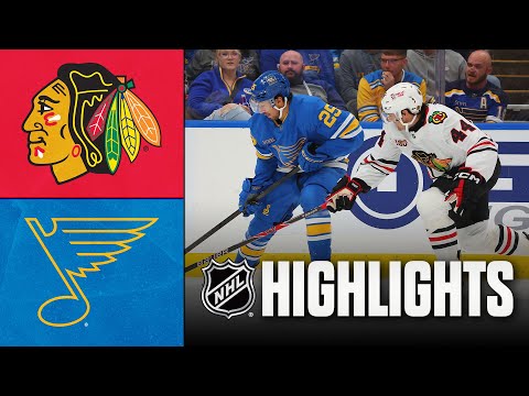 NHL Highlights | Blackhawks vs. Blues | October 15, 2025