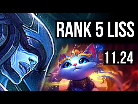 LISS & Jinx vs YUUMI & Ez (SUP) | Rank 5 Liss, 68% winrate, 9/2/8 | TR Grandmaster | 11.24