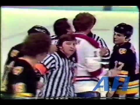 NHL May 23, 1978 Montreal Canadiens v Boston Bruins (melee) Mario Tremblay v John Wensink