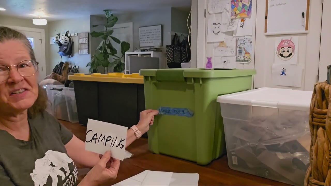 Smart Garage Organization Hack Using REMOVABLE Bin Labels