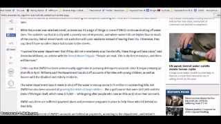 Detroit Activists Block Trucks Sent to Shut Water Off