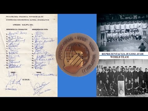Handball rukomet гандбол  Yugoslavij World IHF Ljubljana 1974 Hrvoje Horvat Abas Arslanagić