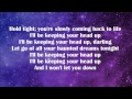birdy-keeping your head up (lyrics)