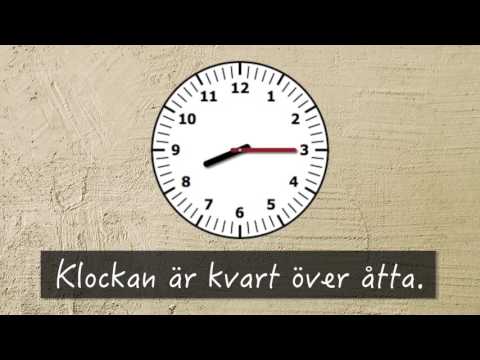 Vad är klockan? (kvart över)