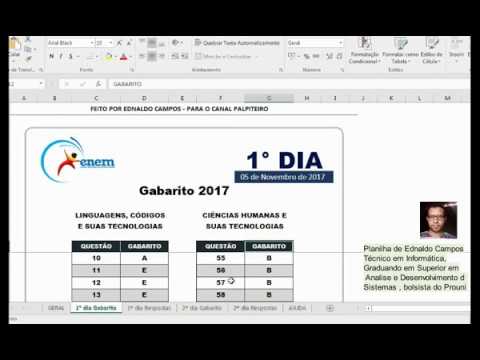 Conferir Gabarito Enem 2017