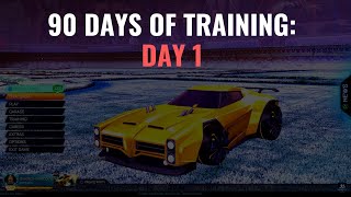 Ninety Days of Rocket League Training: Day # 1