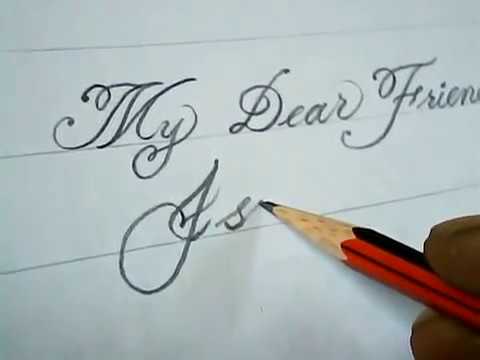 How to Write Good hand writer | Pencil Calligraphy | Mazic Writer