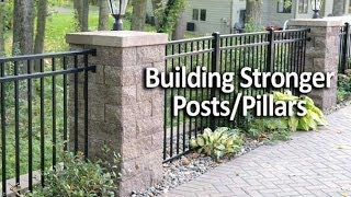 How to Add Strength and Stability to Posts or Pillars