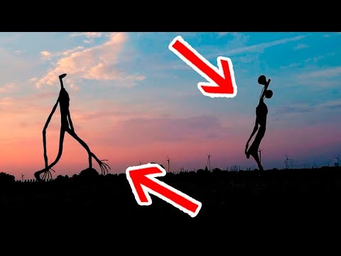 Siren Head VS Light Head Footage || 7 Light Heads Caught on Camera