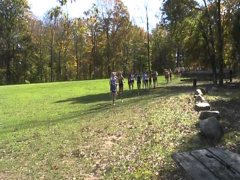 NJ Bergen County XC Champs 2011 Girls Group B Lap 1 Darlington P
