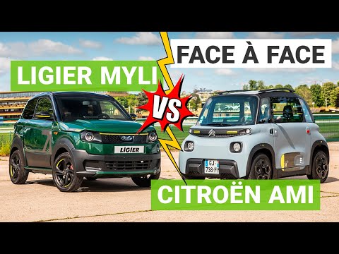 Thumbnail for Citroën AMI vs. Ligier Myli : quelle est la meilleure voiture électrique sans permis ? by Ligier