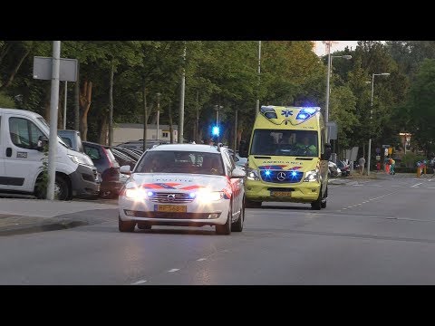 Spoedbegeleiding Ambulance 13-109 vanaf een melding in Amsterdam