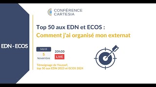 Top 50 aux EDN et aux ECOS : comment j'ai organisé mon externat
