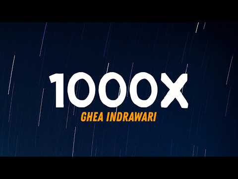 Ghea Indrawari &ndash; 1000X | Lirik Lagu Indonesia