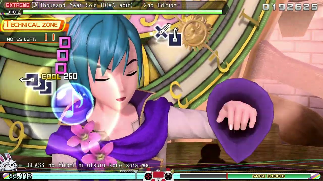 Project DIVA Mega Mix+ - New Classics Mod - Thousand Year Solo [EX/Perfect]