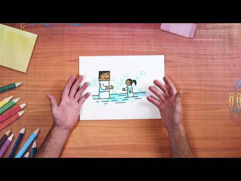 Ven, crea conmigo | Cómo dibujar un bautismo