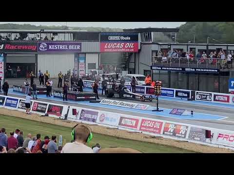 Ida Zetterström's 3.86-second licensing pass in Top Fuel Dragster