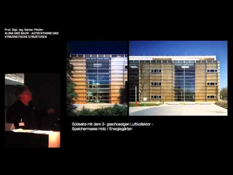 Prof. Günter Pfeifer: Klima und Raum. Autochthone und kybernetische Strukturen