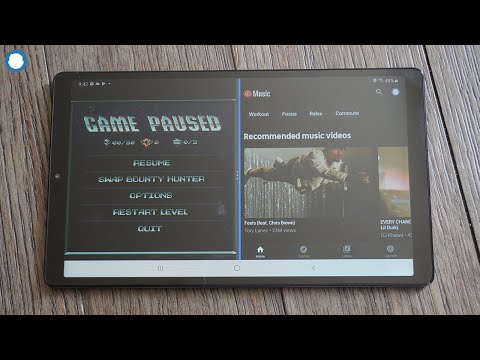 How To Use Split Screen On Samsung Galaxy Tab A7 Lite