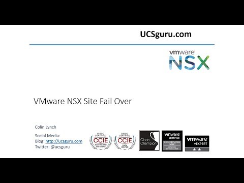 VMware NSX-V Cross-VC Failover