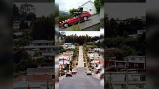 Hard time to walk home! - The world's steepest Street!  #shorts #steepestroad  #newzealand