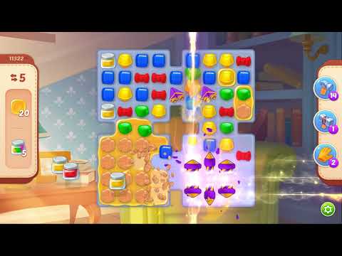 Homescapes Level 11322 No Boosters Gameplay #Bubunka