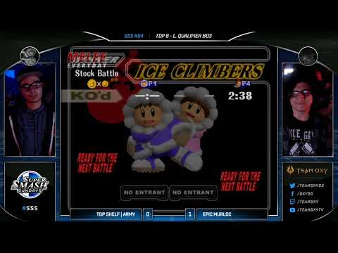 SSS #64 - Top Shelf | Army (ICs) vs. Epic Murloc (Ganondorf) - SSBM - Top 8, Losers Qualifier