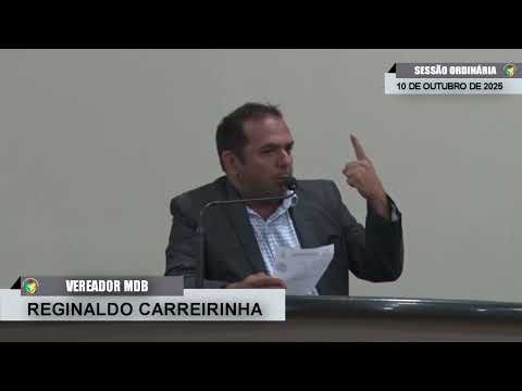CMBTE - USO DE TRIBULA PELO VEREADOR REGINALDO CARREIRINHA - MDB