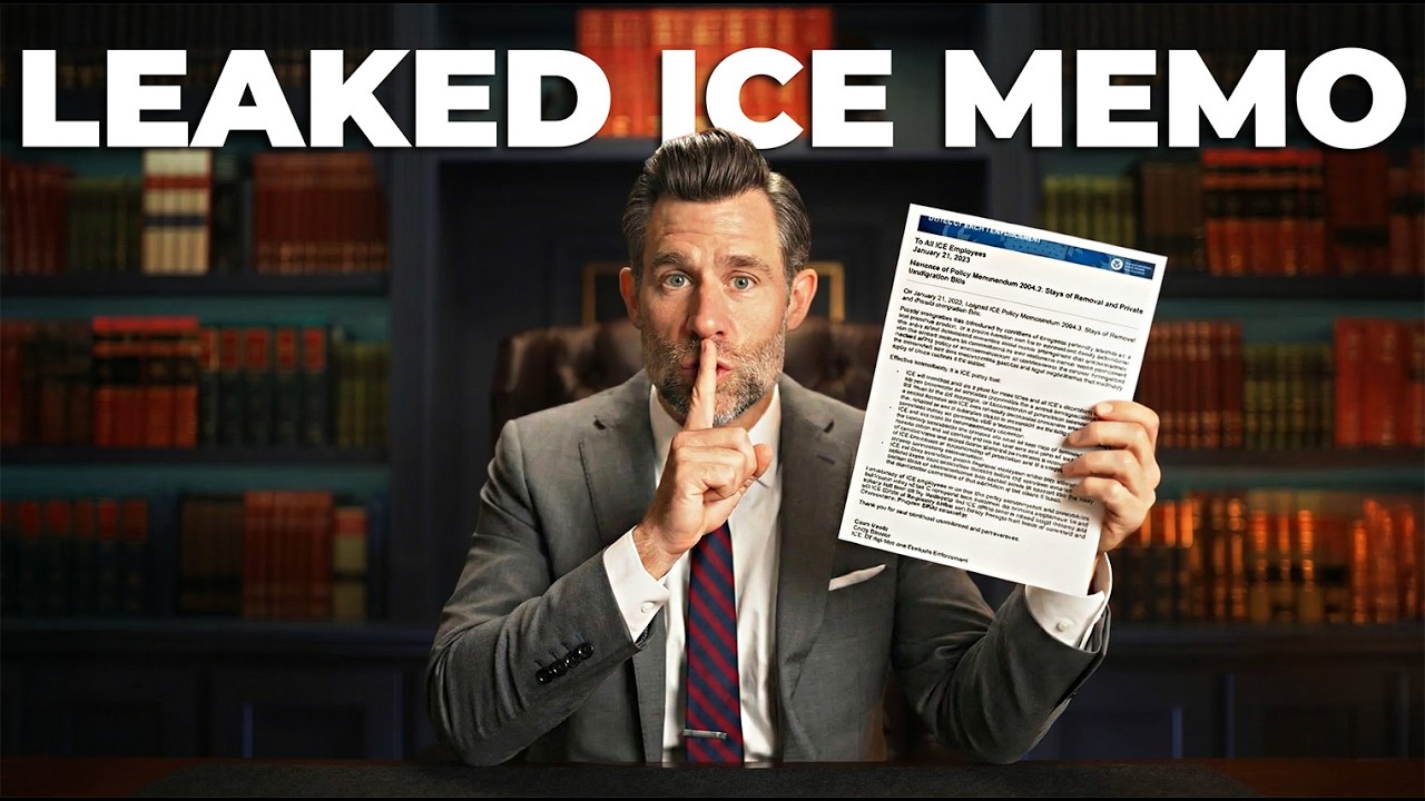 Unbelievable ICE Memo Just Leaked - YouTube video featuring the word malicious