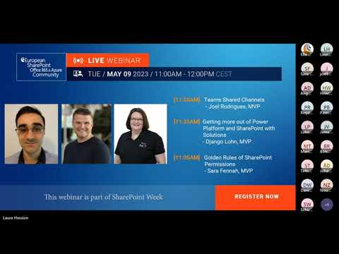 SharePoint Week Mini Webinars SharePoint Week Mini Webinars