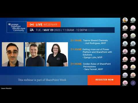 SharePoint Week Mini Webinars