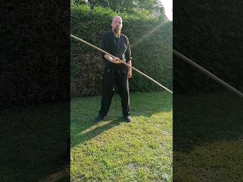 Master the Bo Staff Spin in 30 Seconds – Beginner Friendly! #bostaff #bujinkan #shorts