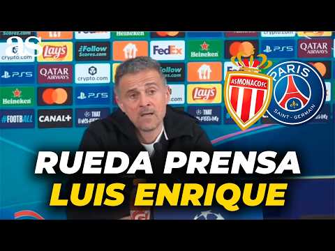 LUIS ENRIQUE, RUEDA de PRENSA completa PREVIA al MÓNACO vs PSG de CHAMPIONS LEAGUE