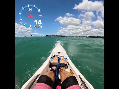 Wind fun! #surfski #windy #kayaking #newzealand