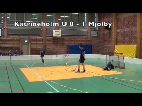 Ös/serien Innebandymatch 2014-2015 Nyhemshallen Katrineholm U - Mjölby