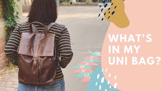 What's In My Bag // Uni & Labor Edition