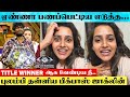 Bigg Boss 8 Contastant Jacqueline Lament Speech About Gana Vinoth Walked Out With Cash Box BB9
