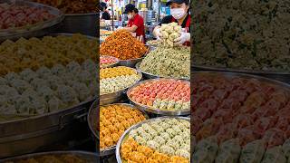 도대체 얼마나 맛있길래?! 오픈 전부터 줄서는 시장만두! 하루 6000개 팔려요! Yummy Korean dumpling master / Korean street food